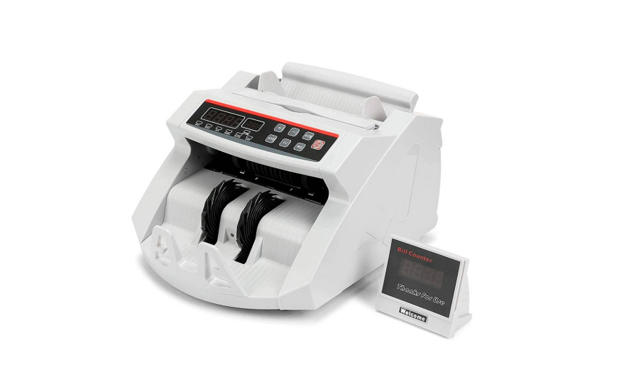 Conta Banconote Professionale con Rilevatore di Banconote False e Display Led