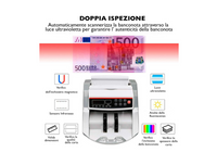 Conta Banconote Professionale con Rilevatore di Banconote False e Display Led 2